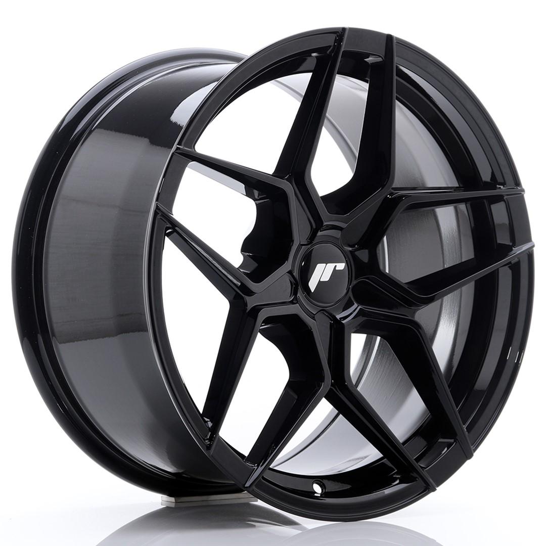 JR Wheels JR34 alumiinivanne, Musta, 18"