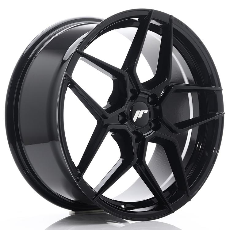 JR Wheels JR34 alumiinivanne, Musta, 19"