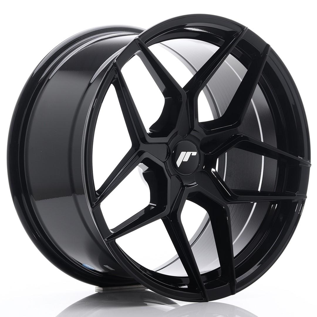 JR Wheels JR34 alumiinivanne, Musta, 19"