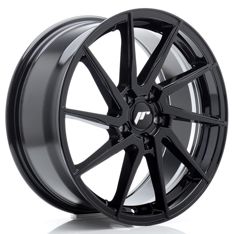 JR Wheels JR36 alumiinivanne, Musta, 18"