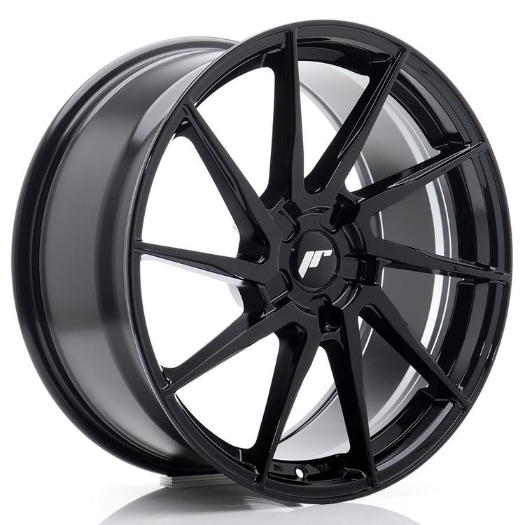 JR Wheels JR36 alumiinivanne, Musta, 19"