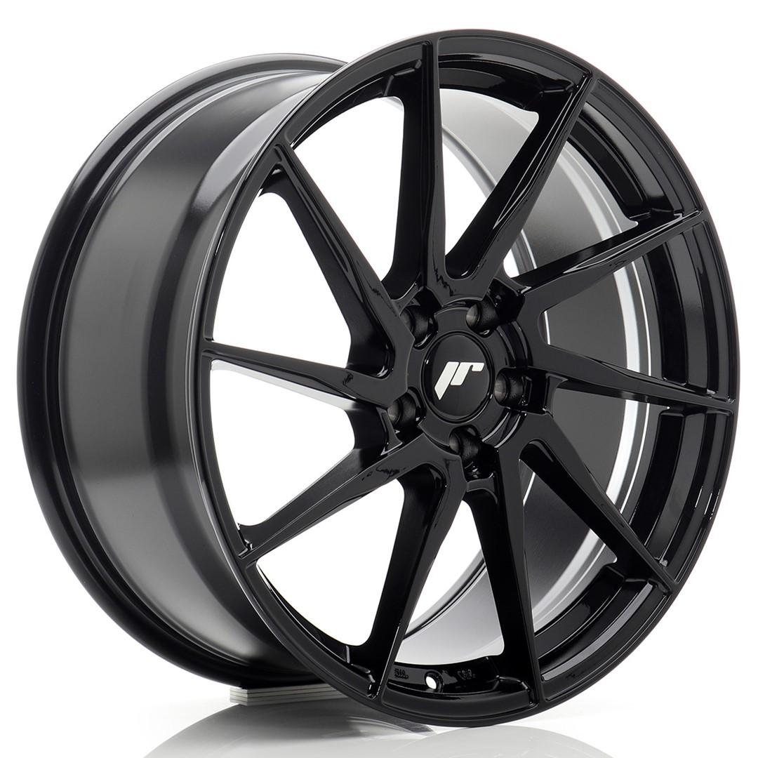 JR Wheels JR36 alumiinivanne, Musta, 19"