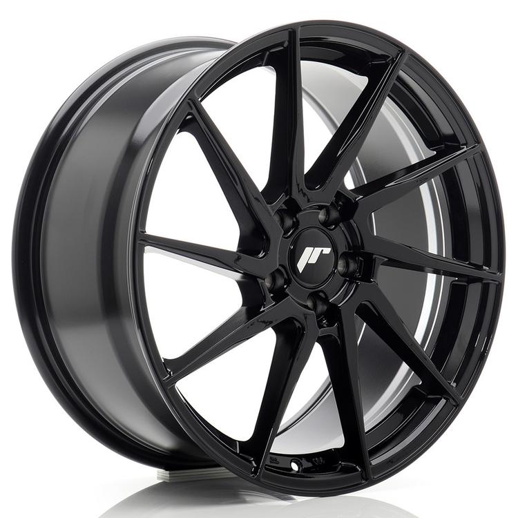 JR Wheels JR36 alumiinivanne, Musta, 19"