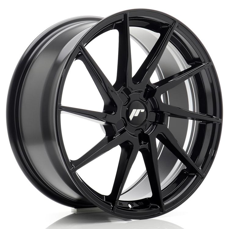 JR Wheels JR36 alumiinivanne, Musta, 19"