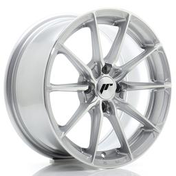 JR Wheels JR37 alumiinivanne, Hopea, 15"