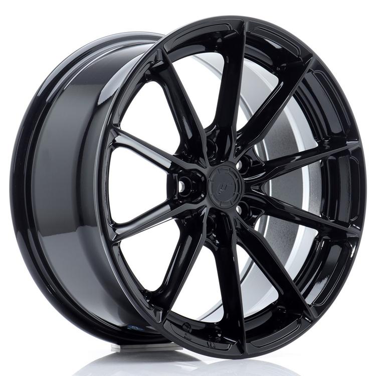 JR Wheels JR37 alumiinivanne, Musta, 17"