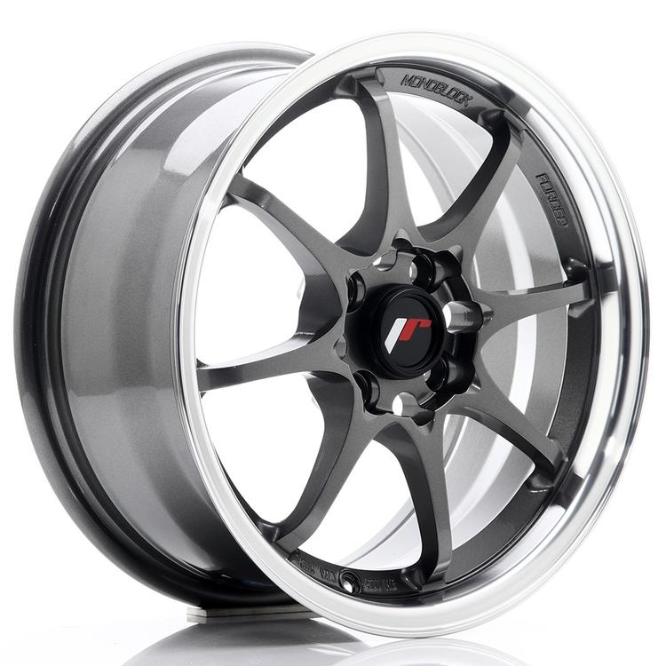 JR Wheels JR5 aluminiumfälg i Grå, 15"