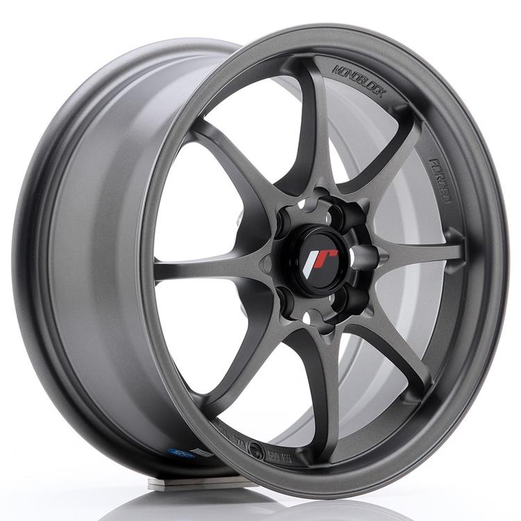 JR Wheels JR5 aluminiumfälg i Grå, 15"