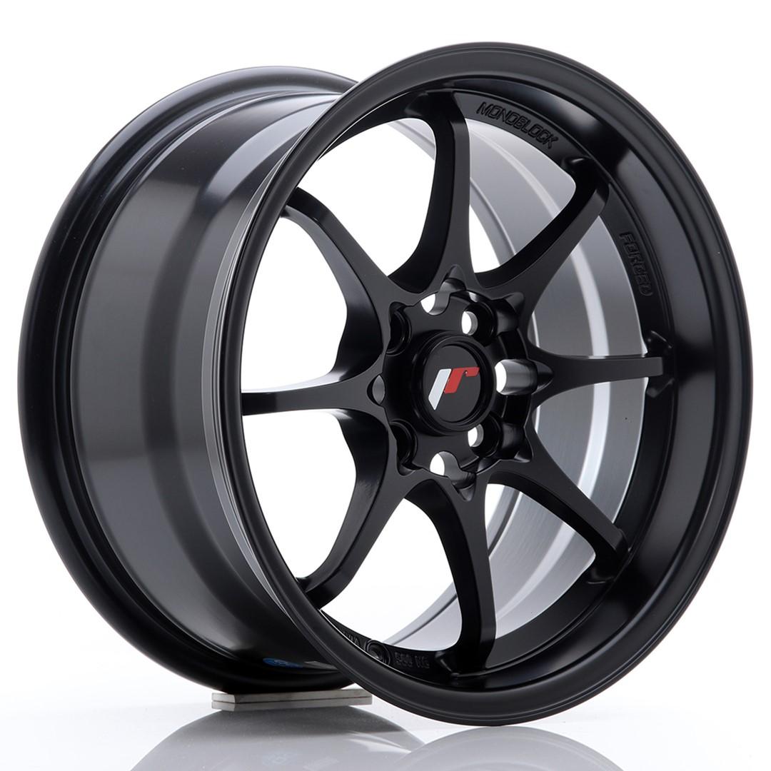 JR Wheels JR5 alumiinivanne, Musta, 15"