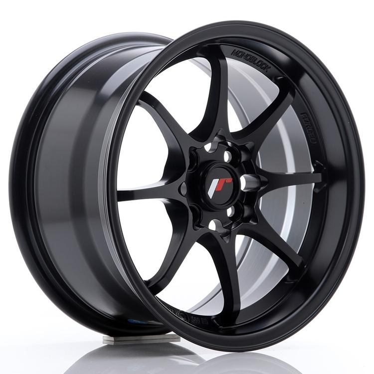 JR Wheels JR5 alumiinivanne, Musta, 15"