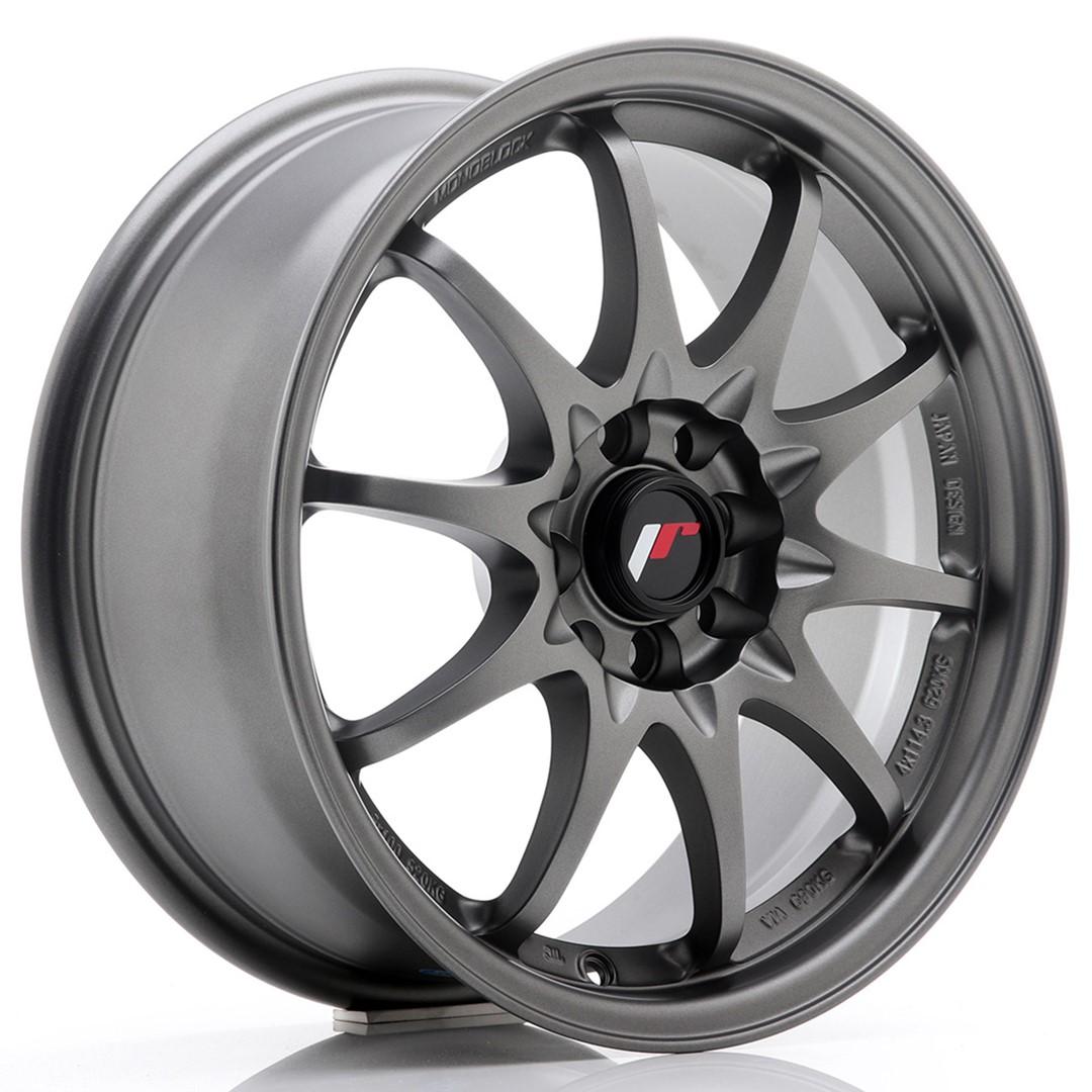 JR Wheels JR5 aluminiumsfælg i Grå, 16"