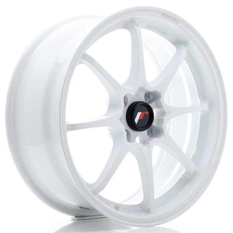 JR Wheels JR5 alloy wheel in White, 17"