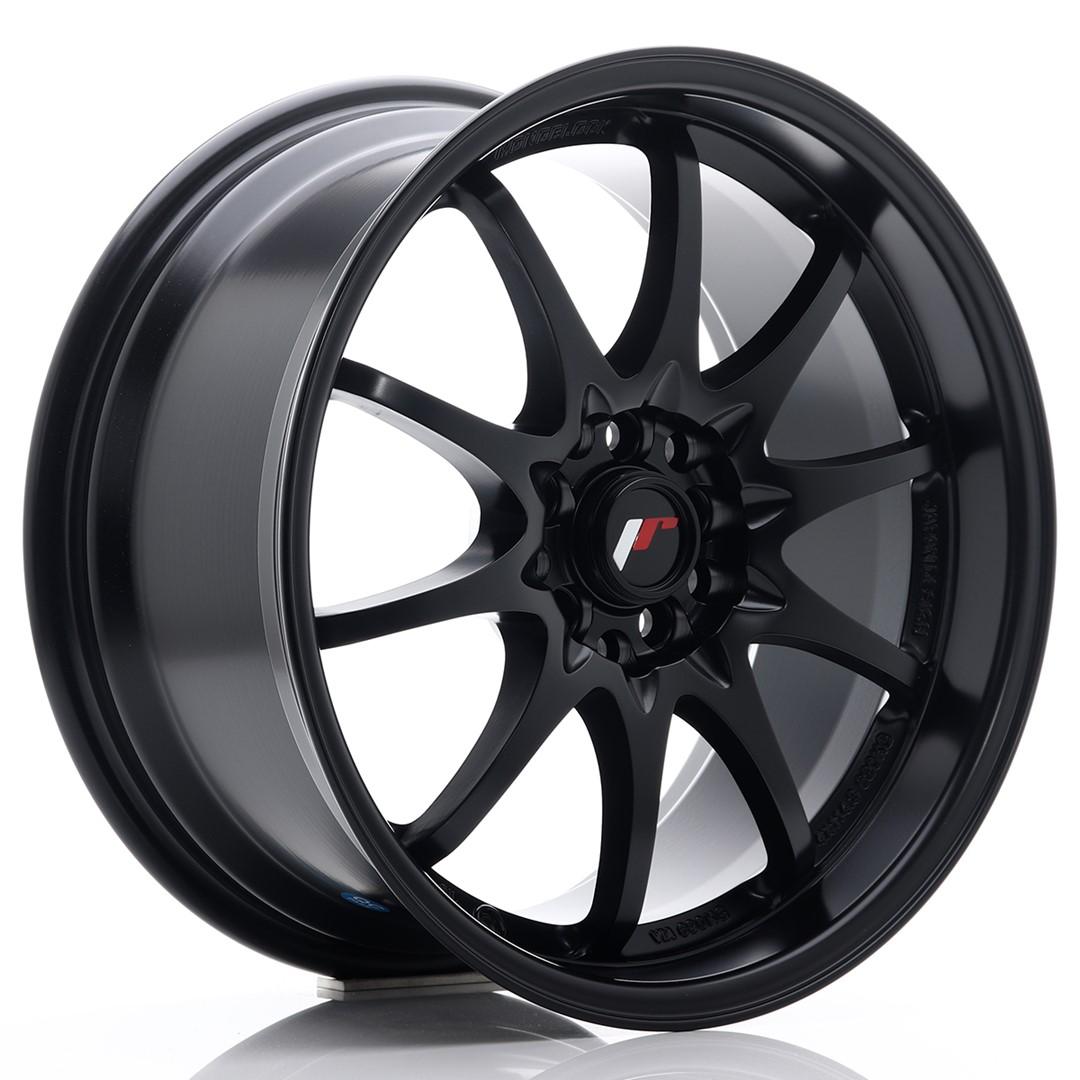 JR Wheels JR5 alumiinivanne, Musta, 17"