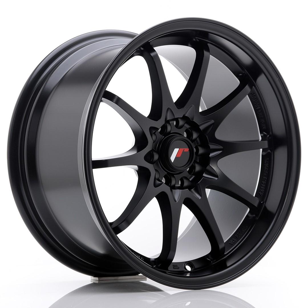 JR Wheels JR5 alumiinivanne, Musta, 17"