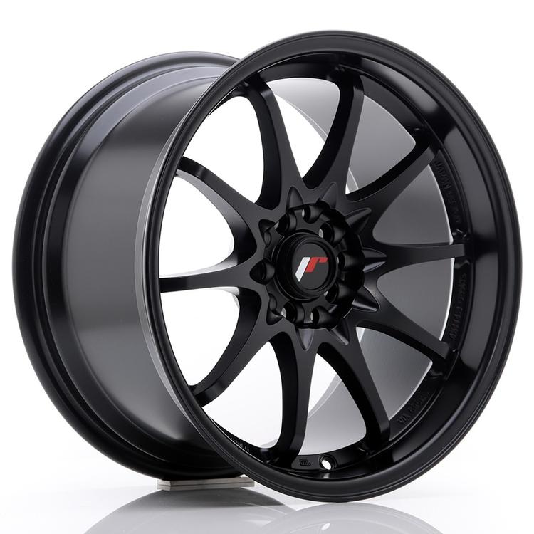 JR Wheels JR5 alumiinivanne, Musta, 17"