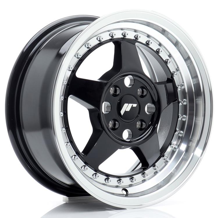 JR Wheels JR6 aluminiumfälg i Svart, 15"