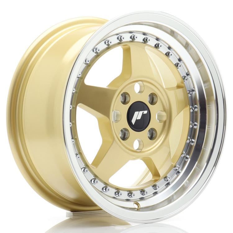 JR Wheels JR6 aluminiumfälg i Guld, 15"