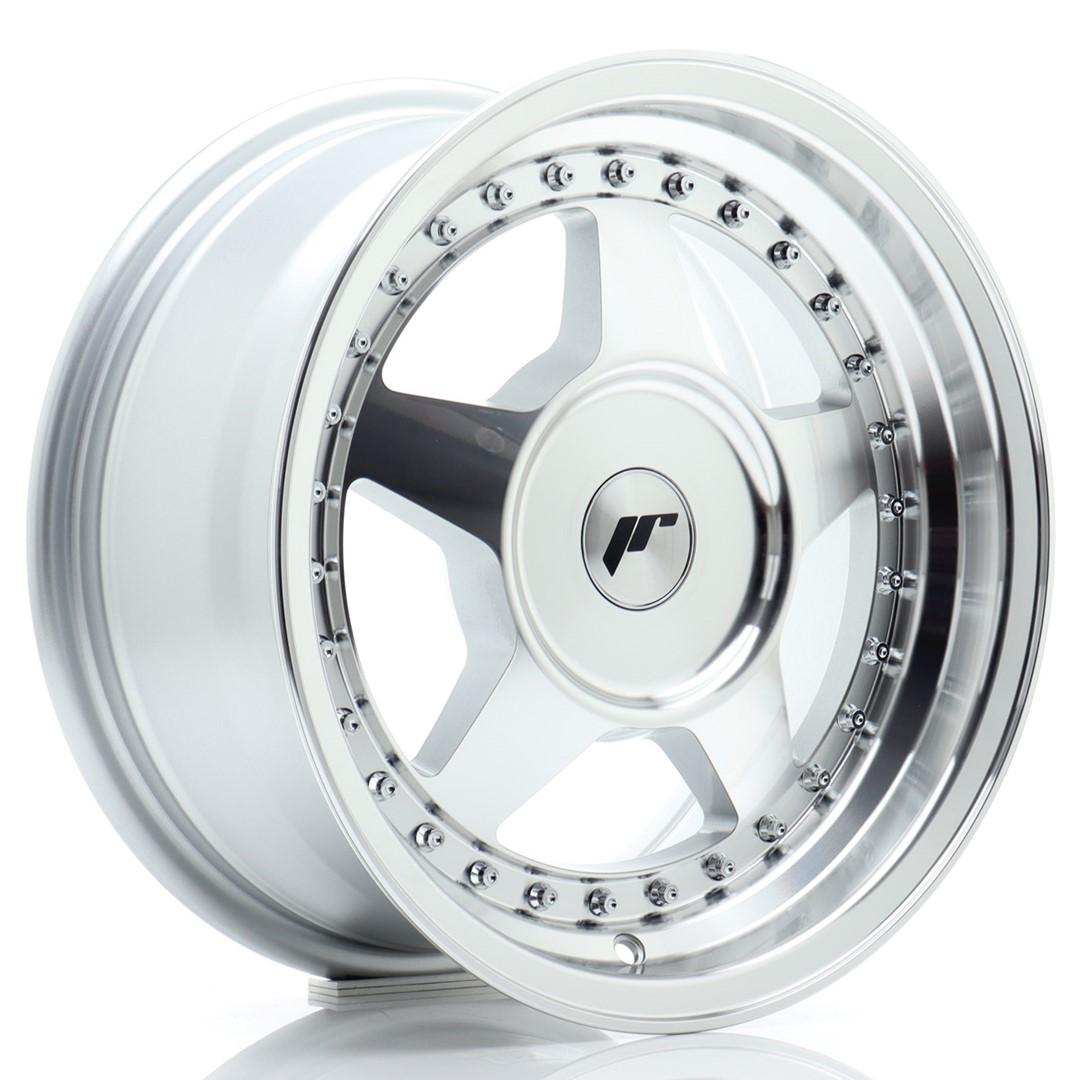 JR Wheels JR6 alumiinivanne, Hopea, 15"