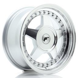 JR Wheels JR6 alumiinivanne, Hopea, 15"