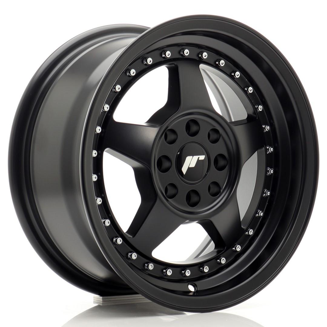 JR Wheels JR6 aluminiumsfælg i Sort, 15"