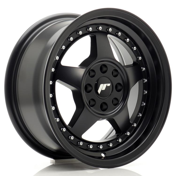 JR Wheels JR6 aluminiumsfælg i Sort, 15"