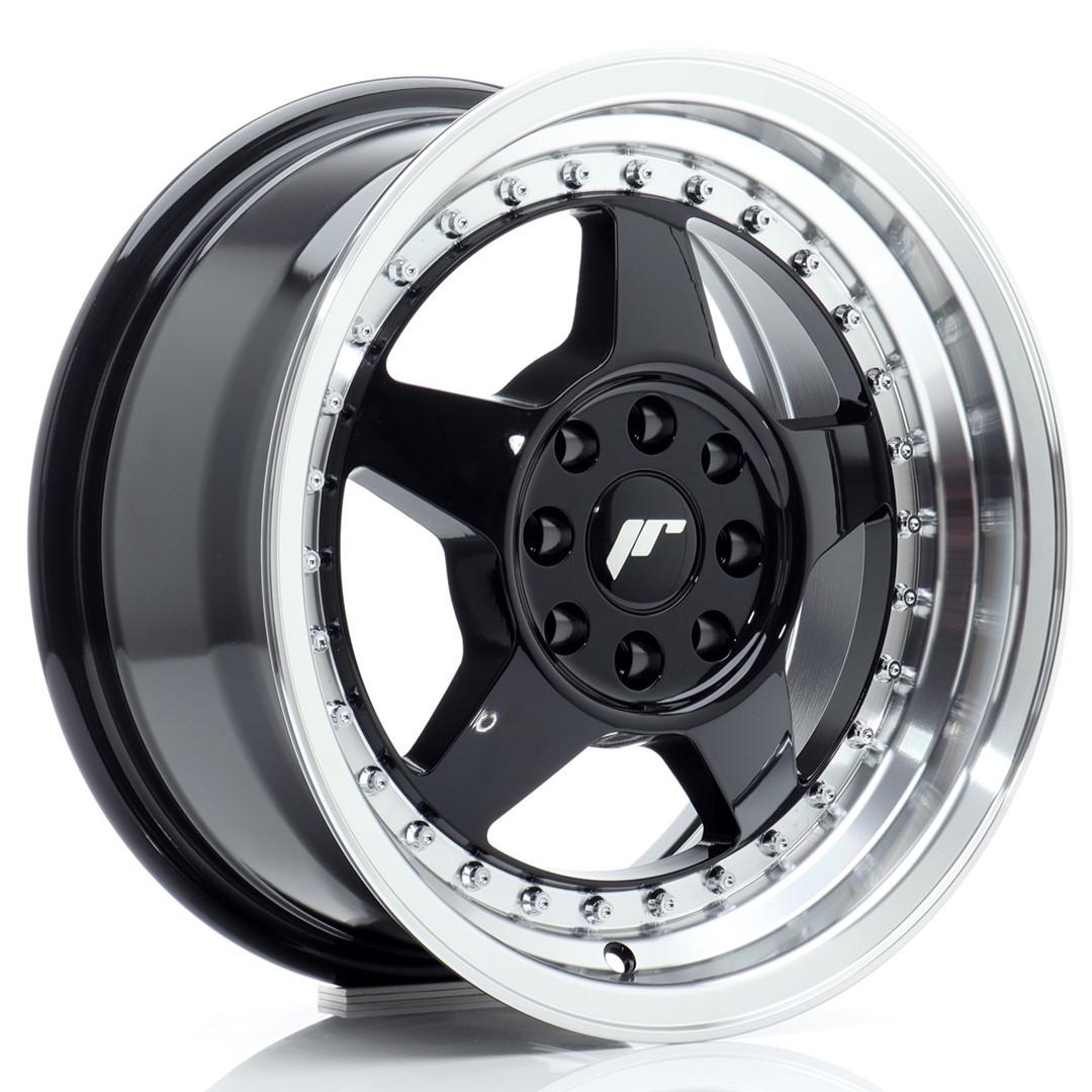 JR Wheels JR6 aluminiumsfælg i Sort, 15"
