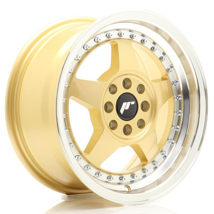 JR Wheels JR6 aluminiumsfælg i Guld, 15"