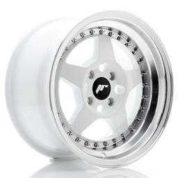 JR Wheels JR6 alumiinivanne, Musta, 15"