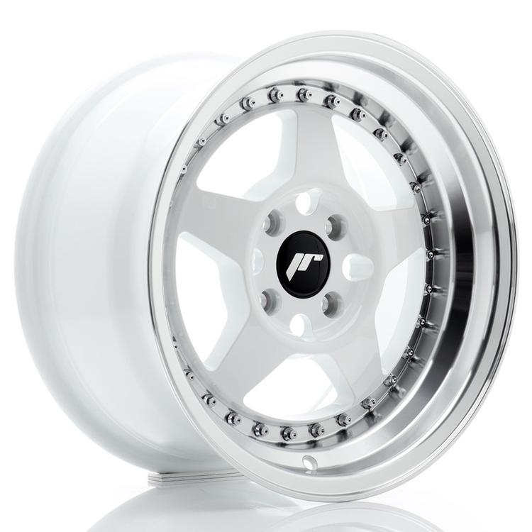 JR Wheels JR6 alumiinivanne, Musta, 15"