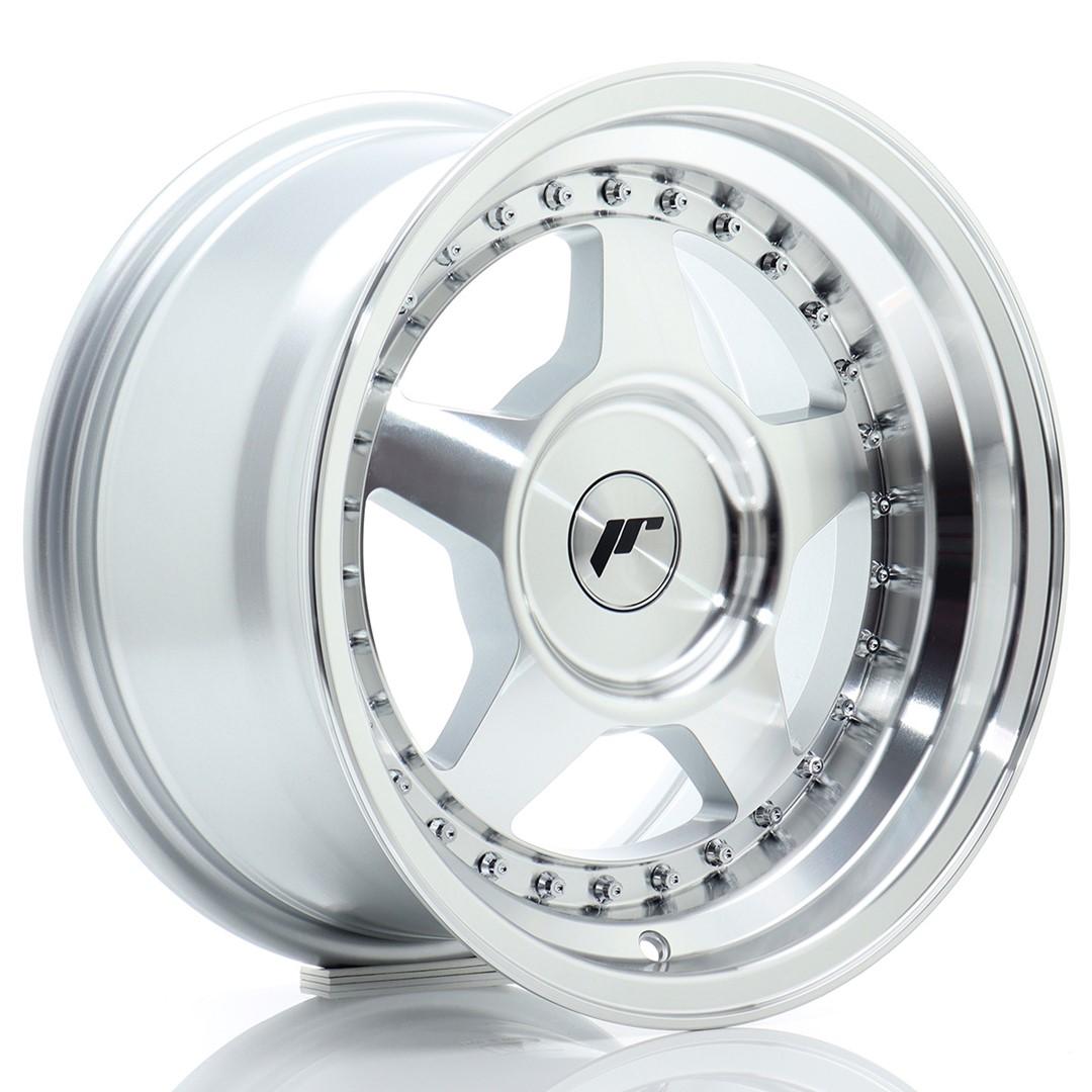 JR Wheels JR6 aluminiumsfælg i Sølv, 15"