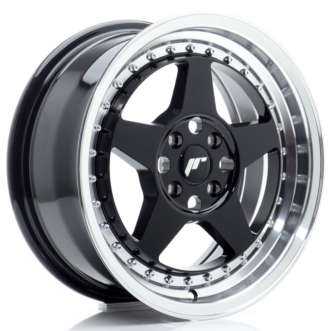 JR Wheels JR6 aluminiumfälg i Svart, 16"