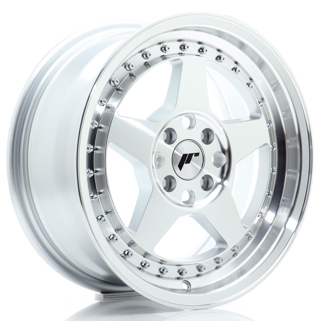 JR Wheels JR6 aluminiumfälg i Silver, 16"