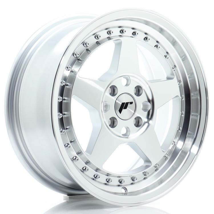JR Wheels JR6 aluminiumfälg i Silver, 16"