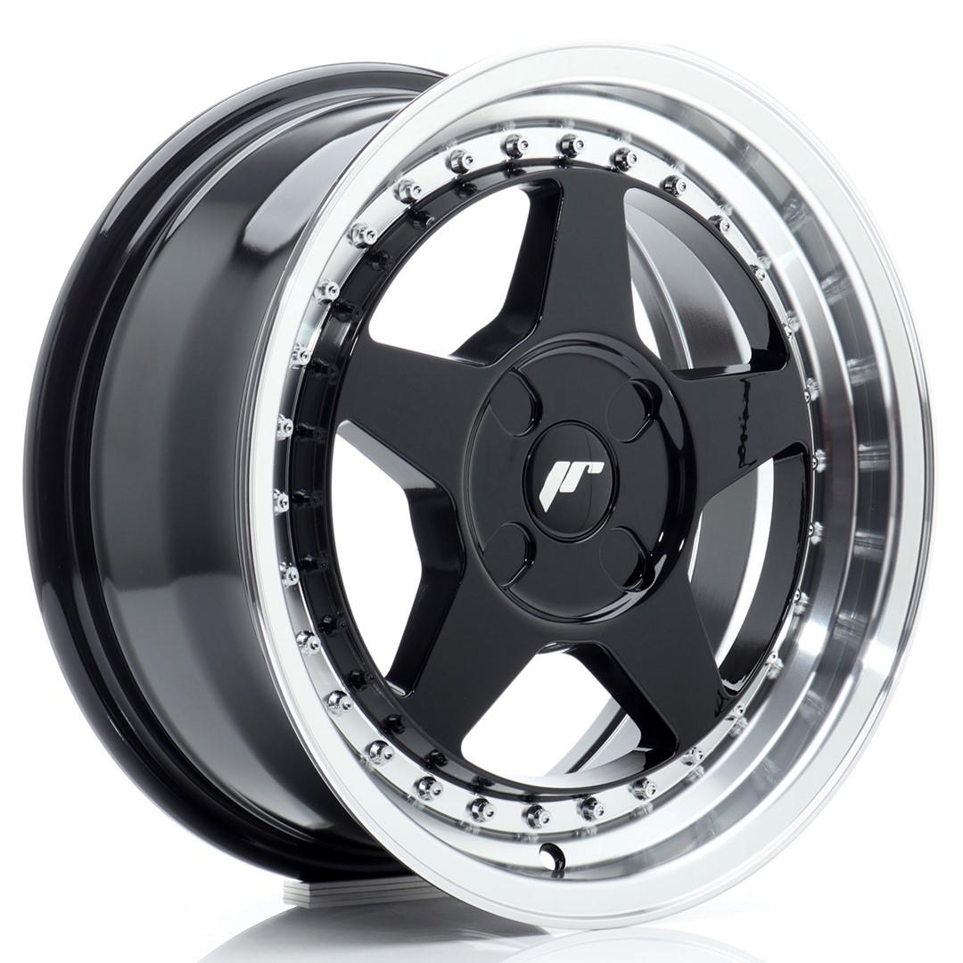 JR Wheels JR6 alloy wheel in Black, 16"