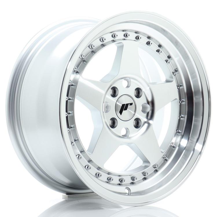 JR Wheels JR6 alumiinivanne, Hopea, 16"