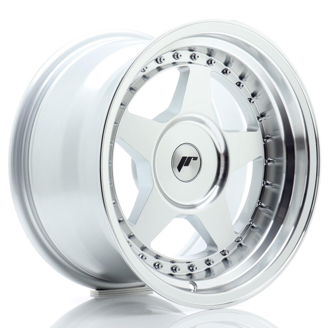 JR Wheels JR6 aluminiumfälg i Silver, 16"