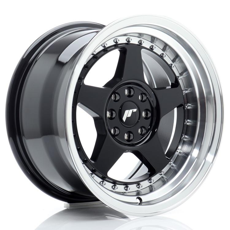 JR Wheels JR6 alloy wheel in Black, 16"