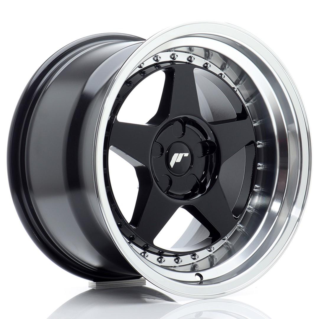 JR Wheels JR6 aluminiumsfelg i Svart, 17"