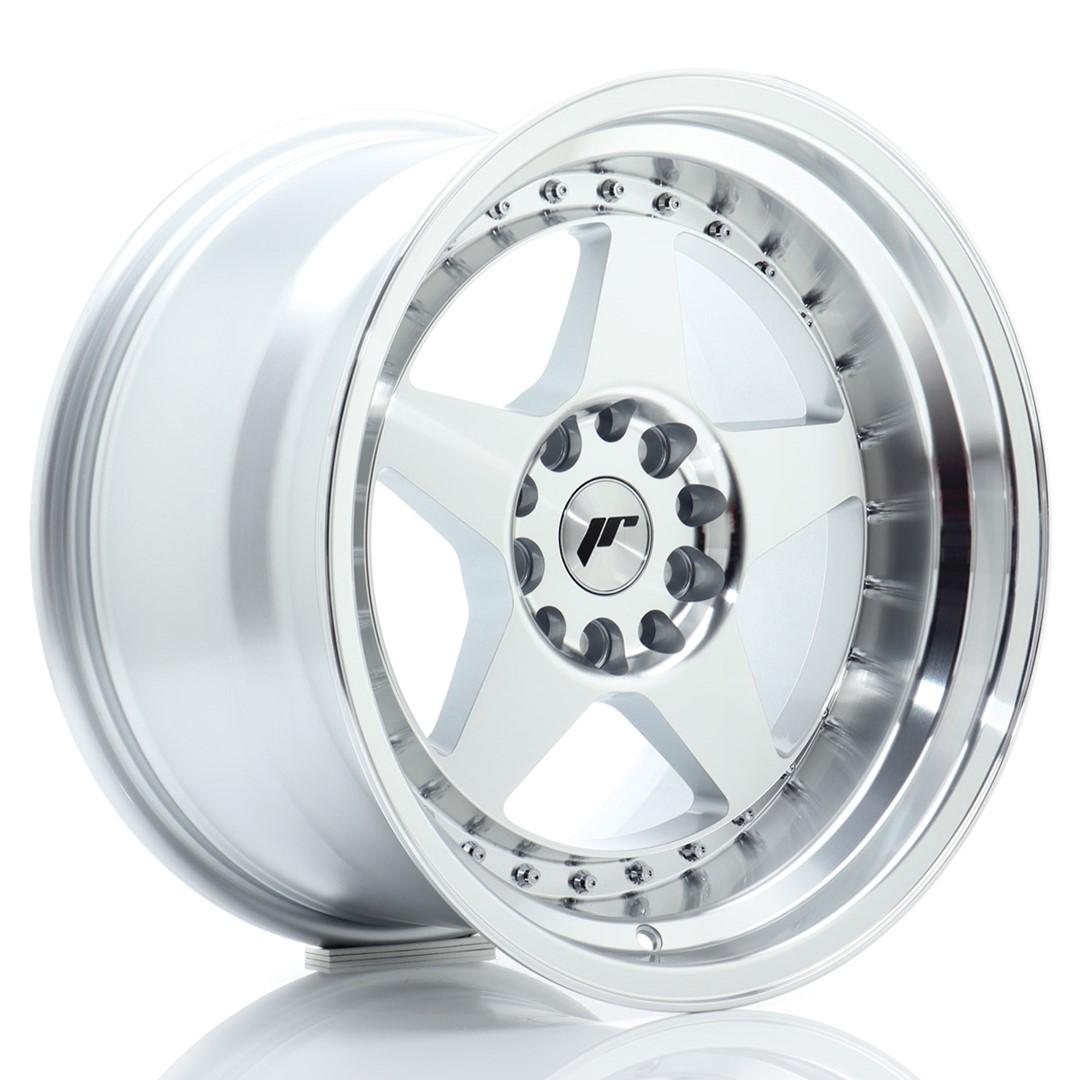 JR Wheels JR6 alumiinivanne, Hopea, 17"