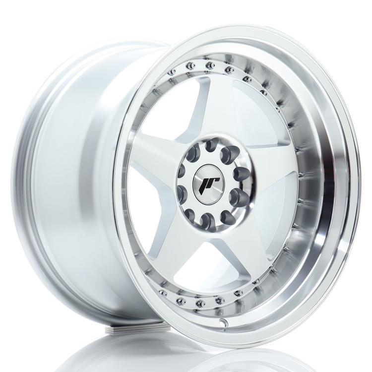 JR Wheels JR6 alumiinivanne, Hopea, 17"