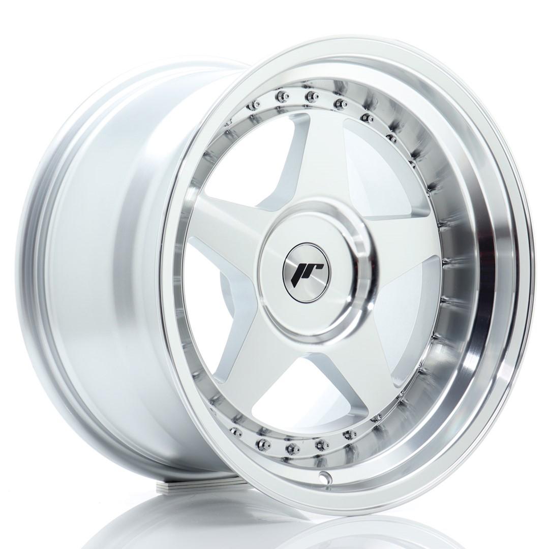 JR Wheels JR6 aluminiumsfælg i Sølv, 17"