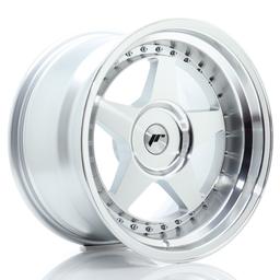 JR Wheels JR6 aluminiumsfælg i Sølv, 17"