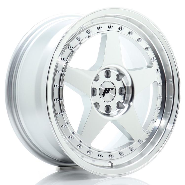 JR Wheels JR6 aluminiumfälg i Silver, 17"