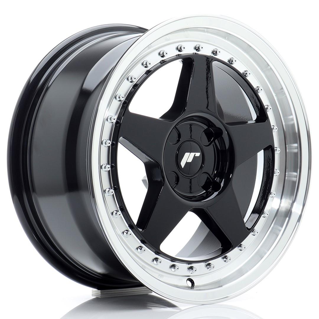 JR Wheels JR6 alloy wheel in Black, 17"