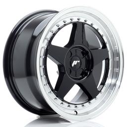 JR Wheels JR6 alloy wheel in Black, 17"