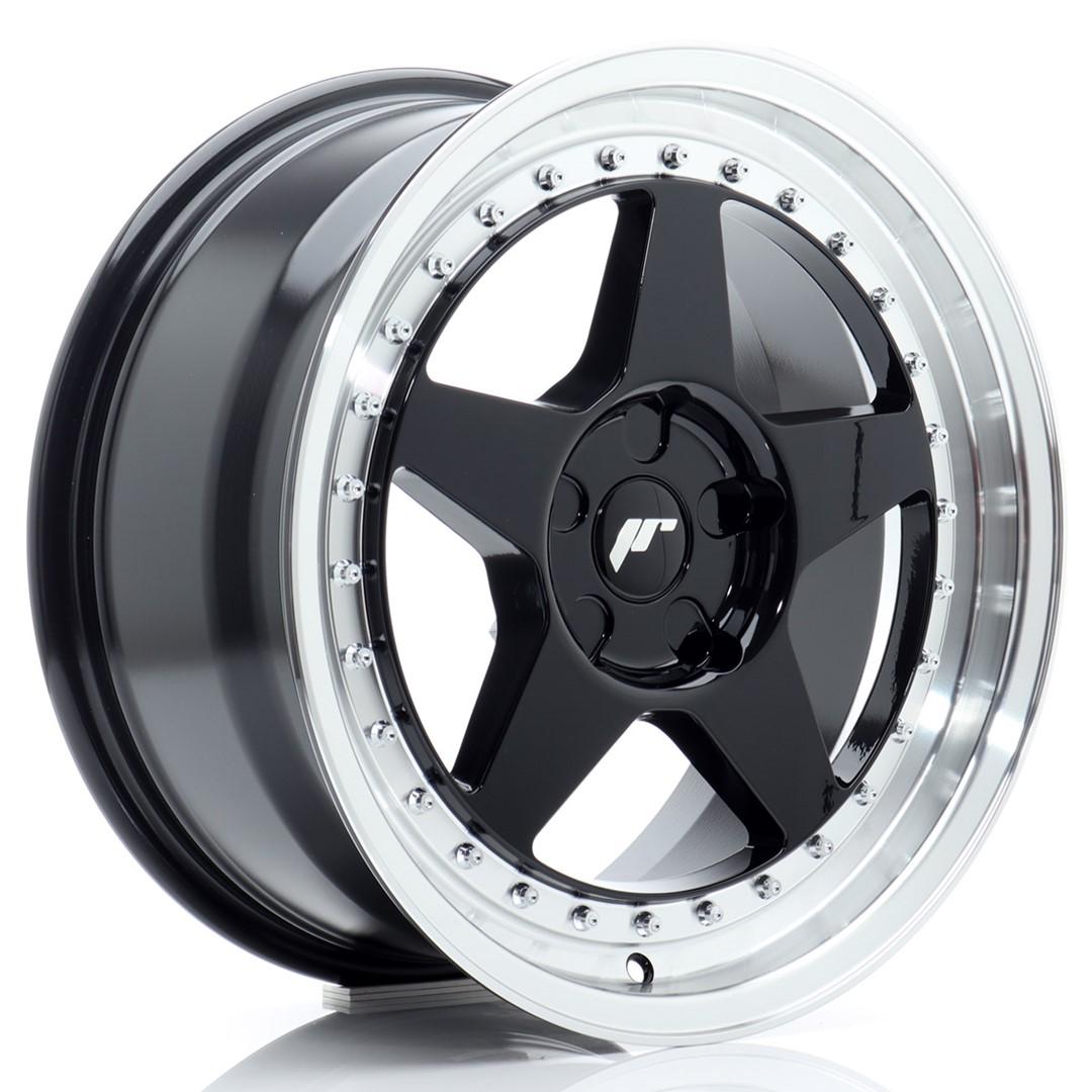 JR Wheels JR6 aluminiumsfælg i Sort, 17"