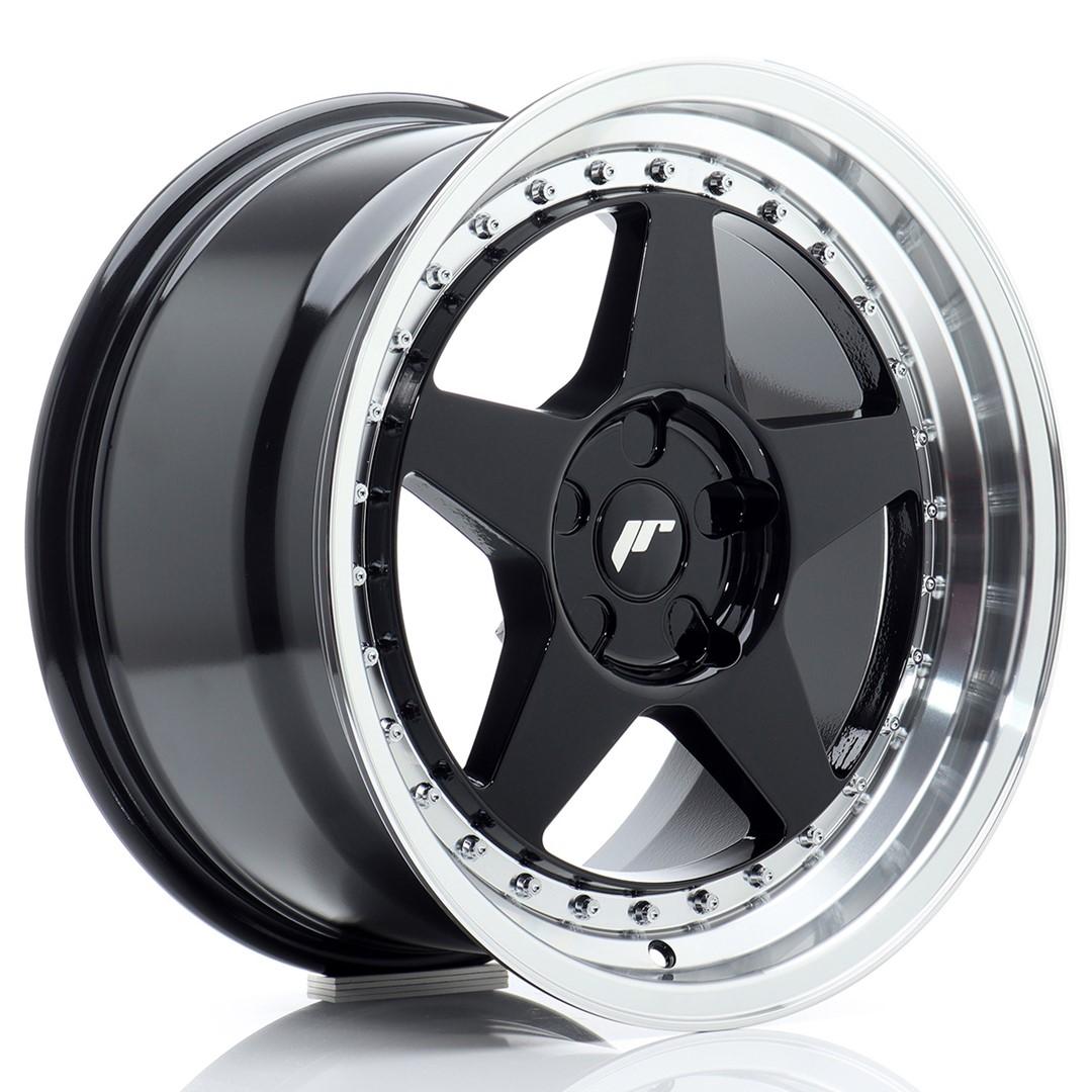 JR Wheels JR6 aluminiumsfælg i Sort, 17"