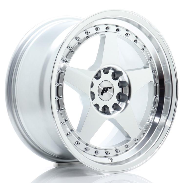 JR Wheels JR6 alumiinivanne, Hopea, 17"