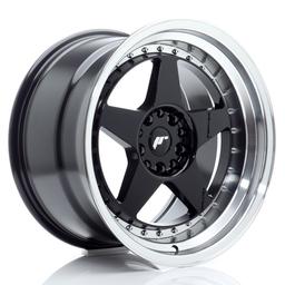JR Wheels JR6 alumiinivanne, Musta, 18"