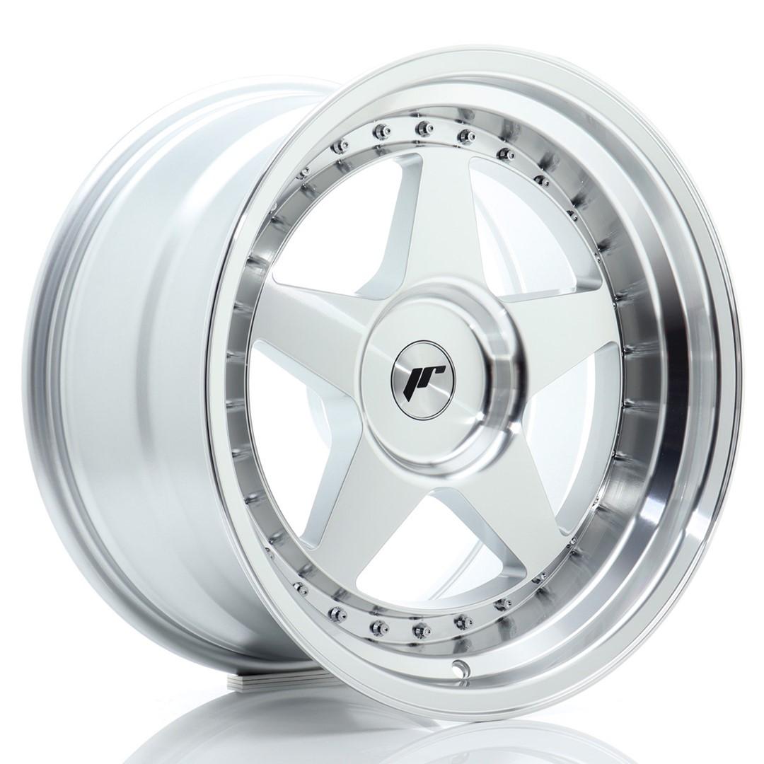 JR Wheels JR6 aluminiumsfælg i Sølv, 18"